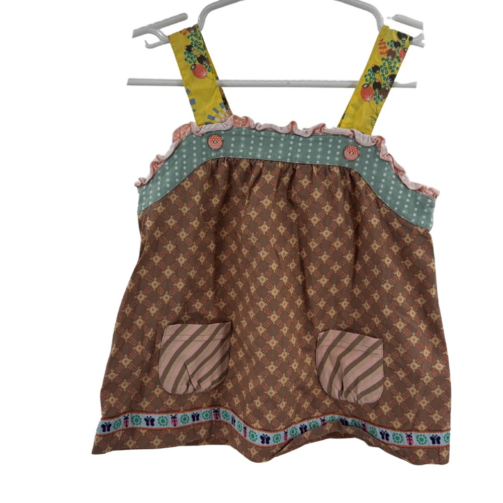 Matilda Jane CHOCOLATY GOODNESS ETHEL Top 10 Brown Happy & Free boho floral tank